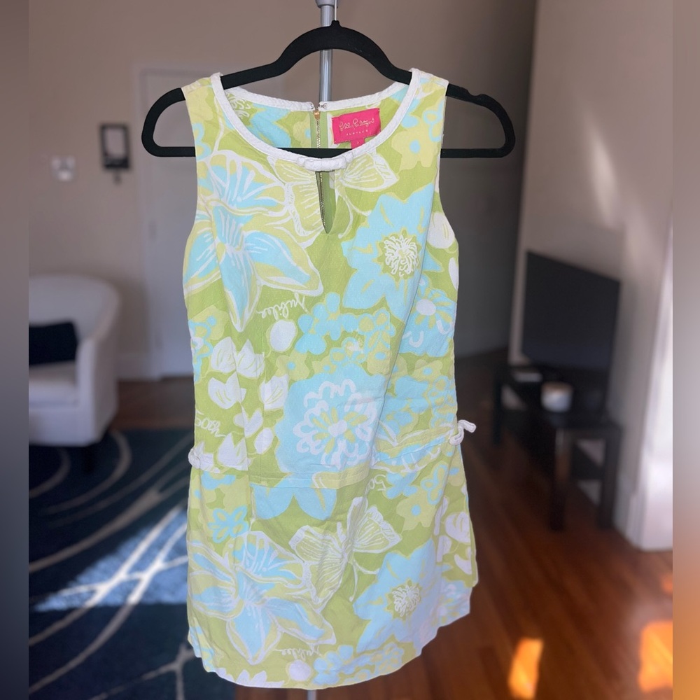 Lily Pulitzer Green Floral Dress